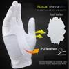 Biggold 1 PC Left Hand Right Handed Mens Golf Gloves Sheepskin Leather Anti-Slip Glove Men's Outdoor Sport Gloves (Left Hand,25) view 3