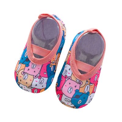 Baby Kids Boys Girls Water Shoes Toddlers Infant Barefoot Quick-Dry Aqua Yoga Socks Slip-on Lightweight Non-Slip Shoes. / (Multicolor, 18-24 Months)