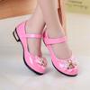 Toddler Kids Baby Girls Crystal Bling Bowknot Single Princess Shoes Sandals Child Soft Sole Anti-Slip Dance Shoes. / (Pink, 5.5-6Years) view 3