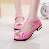 Toddler Kids Baby Girls Crystal Bling Bowknot Single Princess Shoes Sandals Child Soft Sole Anti-Slip Dance Shoes. / (Pink, 5-5.5Years) view 2