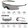 GALAXYLENSE ICE DEA Tactical Combat Glasses For Men - Shooting Glasses - Hunting Glasses - 3 Color Replacement lens (Khaki) view 4