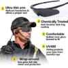 GALAXYLENSE ICE DEA Tactical Combat Glasses For Men - Shooting Glasses - Hunting Glasses - 3 Color Replacement lens (Black) view 2