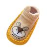Infant Baby Socks Shoes Indoor Floor Slipper Anti-Slip Soft Sole Protect Toes Baby Booties Newborn Cartoon Shoes Boots. / (Yellow, 12) view 1