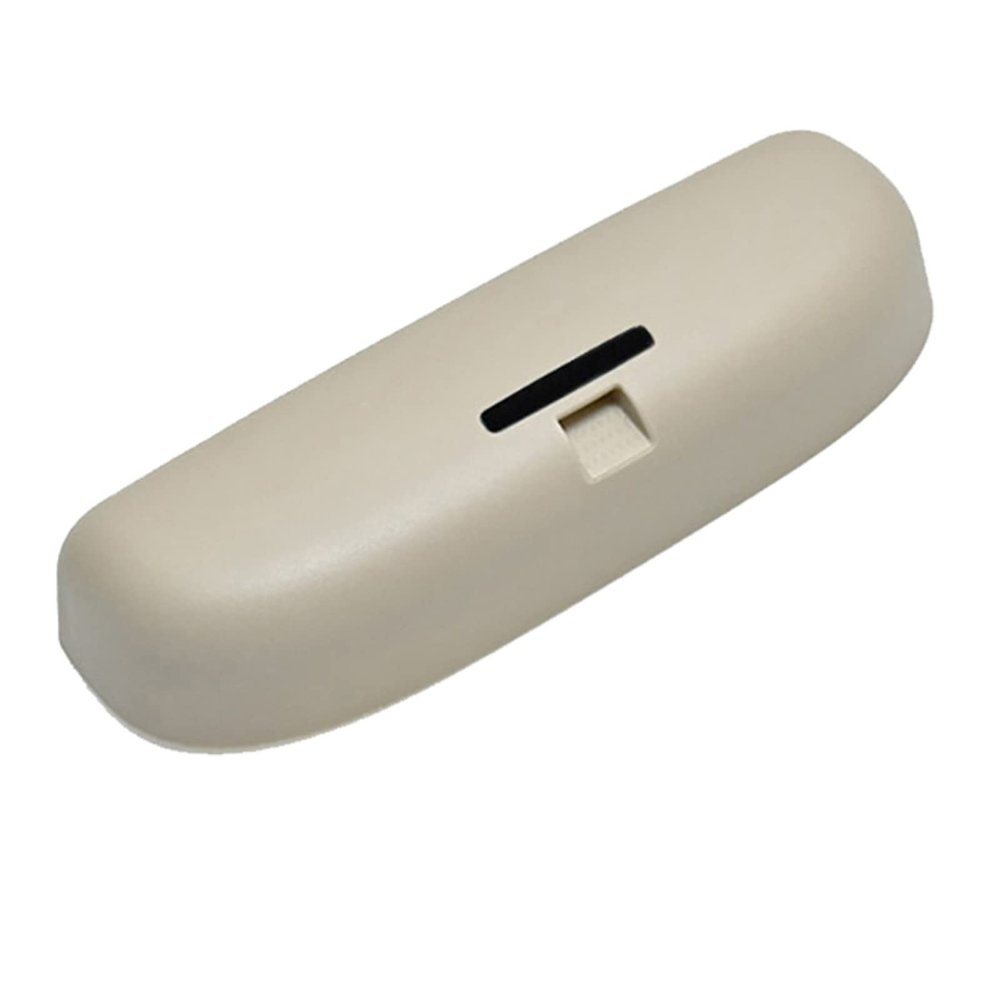 Car Glasses Storage Box Auto Glasses Case Car Sunglasses Holder Box, for BMW X3 X2 X5 F25 F15 2013-2021,Beige