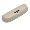 Car Glasses Storage Box Auto Glasses Case Car Sunglasses Holder Box, for BMW X3 X2 X5 F25 F15 2013-2021,Beige view 1