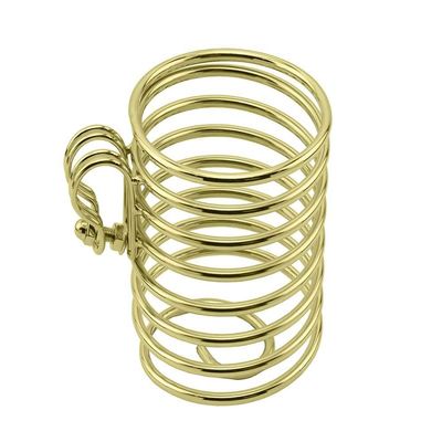 Lowrider Bike Vintage Round Cup Holder Gold.