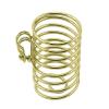 Lowrider Bike Vintage Round Cup Holder Gold. view 1