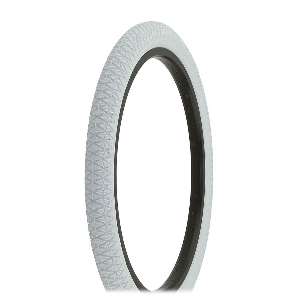 Bike Tire 20 x 1.95 White/White Side Wall HF-884.
