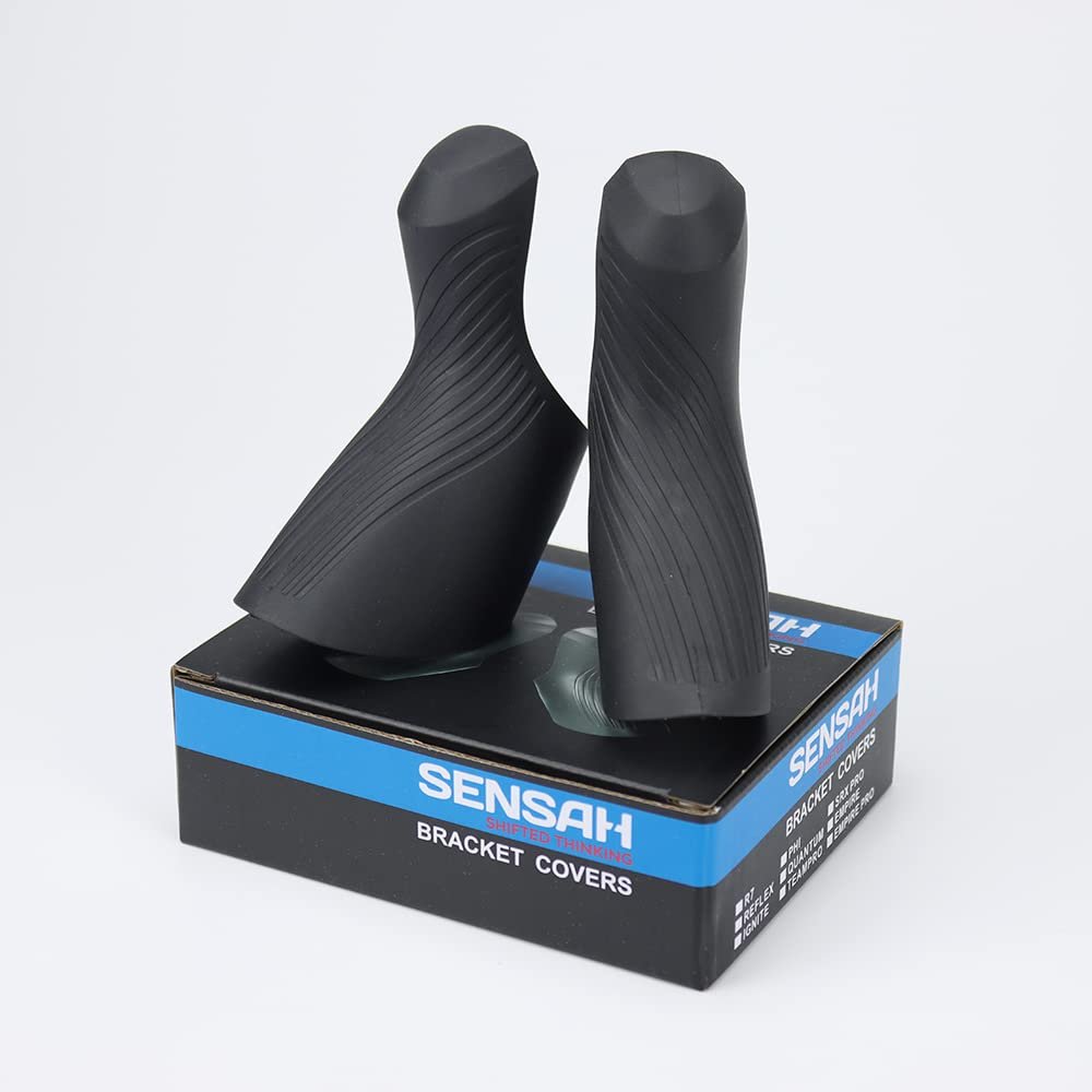 SENSAH Sensah7/8/9/10/11/12 Speed Bicycle Gear Lever Rubber Leather Cover (Lever Cove-Black)