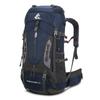 Bseash 60L Hiking Camping Backpack with Rain Cover, Waterproof Large Capacity Outdoor Sport Travel Daypack Climbing Touring (Navy Blue) view 1