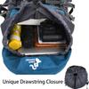 Bseash 60L Hiking Camping Backpack with Rain Cover, Waterproof Large Capacity Outdoor Sport Travel Daypack Climbing Touring (Navy Blue) view 3