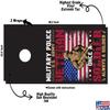 Beerpongtoss Cornhole Board Wraps, 30+ Designs Cornhole Decals and Wraps for Boards (Set of 2), Bean Bag toss Wrap Stickers (Military Power Veteran) view 2