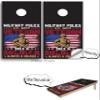 Beerpongtoss Cornhole Board Wraps, 30+ Designs Cornhole Decals and Wraps for Boards (Set of 2), Bean Bag toss Wrap Stickers (Military Power Veteran) view 3