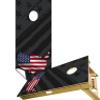 Beerpongtoss Cornhole Board Wraps, 30+ Designs Cornhole Decals and Wraps for Boards (Set of 2), Bean Bag toss Wrap Stickers (USA map) view 1