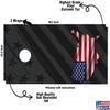 Beerpongtoss Cornhole Board Wraps, 30+ Designs Cornhole Decals and Wraps for Boards (Set of 2), Bean Bag toss Wrap Stickers (USA map) view 2
