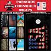 Beerpongtoss Cornhole Board Wraps, 30+ Designs Cornhole Decals and Wraps for Boards (Set of 2), Bean Bag toss Wrap Stickers (Love it or Leave it) view 3