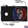 Beerpongtoss Cornhole Board Wraps, 30+ Designs Cornhole Decals and Wraps for Boards (Set of 2), Bean Bag toss Wrap Stickers (American Pride) view 2