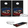 Beerpongtoss Cornhole Board Wraps, 30+ Designs Cornhole Decals and Wraps for Boards (Set of 2), Bean Bag toss Wrap Stickers (American Pride) view 3