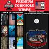 Beerpongtoss Cornhole Board Wraps, 30+ Designs Cornhole Decals and Wraps for Boards (Set of 2), Bean Bag toss Wrap Stickers (American Pride) view 4