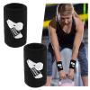 1 Pair Breathable Kettlebell Wrist Guards Built Pad Elastic Wristband Forearm Women Sports Training view 4