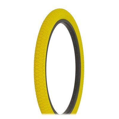 Bike Tire 20 x 1.95 Yellow/Yellow Side Wall HF-884.