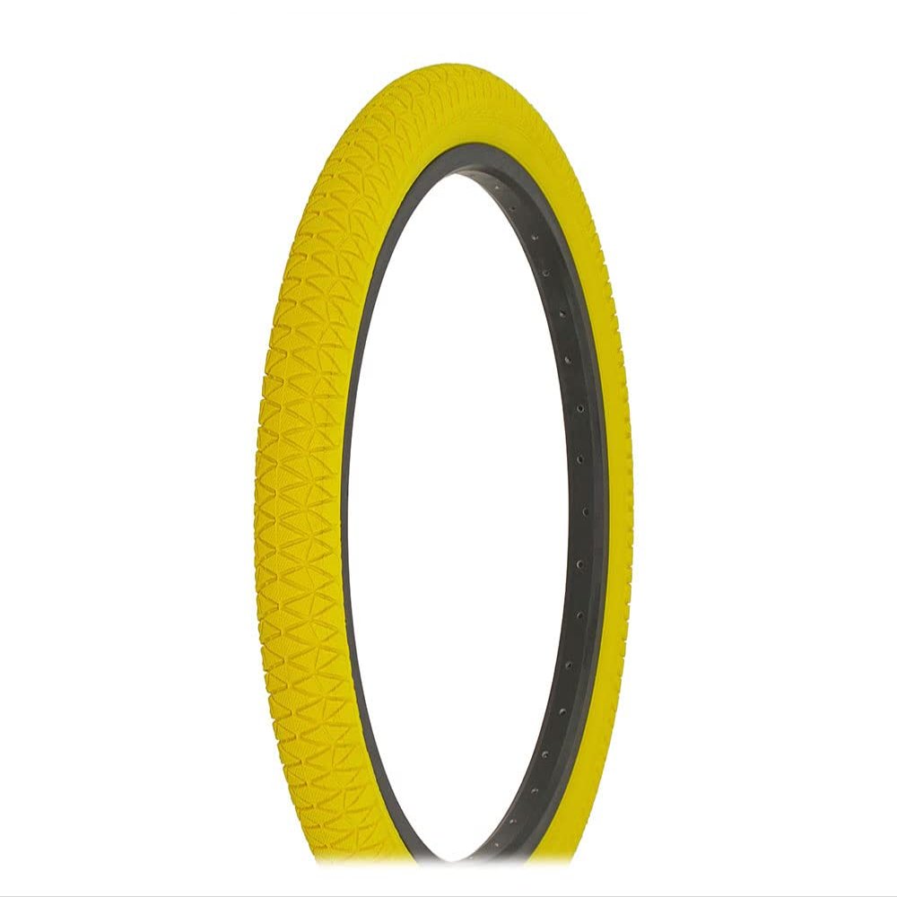 Bike Tire 20 x 1.95 Yellow/Yellow Side Wall HF-884.