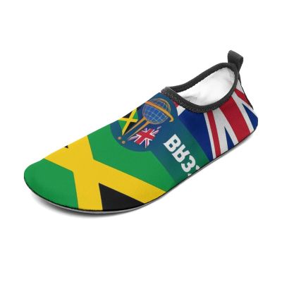 Calculay Jamaica & UK Flag Water Shoes, Beach Shoes for Men and Women, Swimming Pool Yoga, Surfing Sneakers
