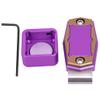 SMICH Billiard Pool Chalk Holder, Portable Billiard Chalk Holder Aluminum Magnetic with Fixed Clip for Billiards Accessories for Billiard(Purple) view 1