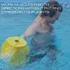 Hydro Tone - HYDRO-BELL Pool Exercise Equipment Dumbbells Pair | Water Weights | Functional Strength Training in the Pool | Aquatic Exercise Equipment | Quick Start Guide (Yellow) view 3