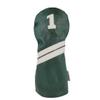 Sunfish Green and White Leather Golf Club Headcover 5 Piece Set 1 3 5 X H Driver 2 Fairways 2 Hybrids view 2