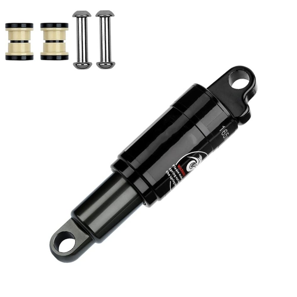 Shock Suspension Bicycle 750/850/1000LBS Bike Rear Shock Absorber 125mm/150mm/165mm/185mm Rear Biliary Spring Shock (Size : 185mm/1000Lbs)