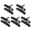 5 Pairs V Bike Brake Pads Road Mountain Bicycle V-Brake Blocks Set 70mm Non-Slip V Bicycle Stop Caliper Hex Nuts and view 1