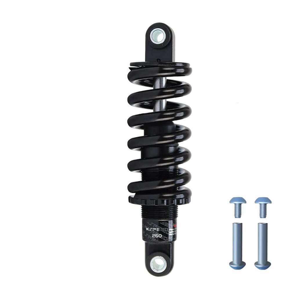 Jejy MTB Shock Absorber Mountain Bike Shock Body 190mm Adjustable Spring Downhill Rear Shock 450Lbs /650Lbs /750Lbs /850Lbs/1000Lbs/1500Lbs (Size : 1350lbs)
