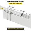 VEVOR Boat Trailer Guide-ons, 40", 2PCS Rustproof Galvanized Steel Trailer Guide ons, Trailer Guides with Black PVC Pipes, Mounting Parts Included, for Ski Boat, Fishing Boat or Sailboat Trailer view 3