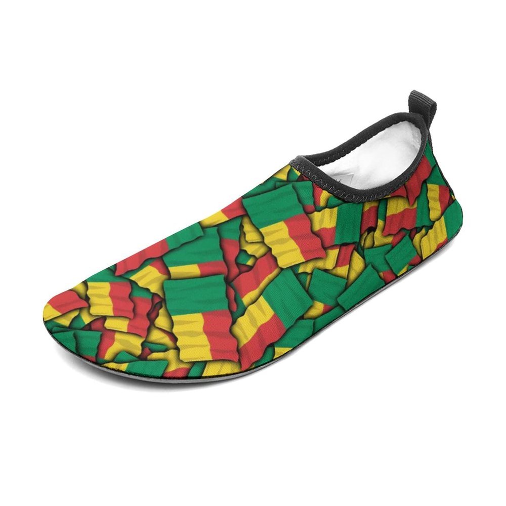 Calculay Benin Flag Water Shoes, Beach Shoes for Men and Women, Swimming Pool Yoga, Surfing Sneakers