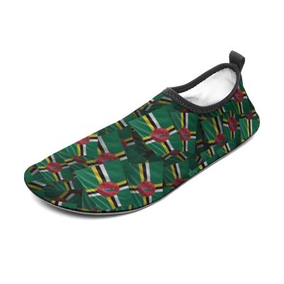 Calculay Dominica-Flag Water Shoes, Beach Shoes for Men and Women, Swimming Pool Yoga, Surfing Sneakers