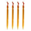4PCS Tent Stakes, Camping Aluminum Tent Pegs for Outdoor Tent & Tarp, Lightweight Nails Tent Stakes Heavy Duty Spikes Camping Accessories(Gold) view 1
