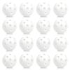 Bac-kitchen 16 Pack 2.83 Inch Plastic Baseballs,Plastic Training Balls Lightweight Hollow Softballs with Drawstring Bag for Hitting Indoor Outdoor (White) view 1
