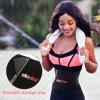 ellostar Waist Trimmer for Women & Men Tummy Control Band Waistline Body Shaper Sauna Sweatband, Sweat Shapewear, Workout Belt (Black with Zipper Pocket) view 3
