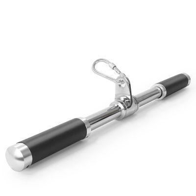 Luwint Rotating Straight Bar, Heavy Duty Cable Machine Attachments for Tricep Pushdown Bicep Curls, 22