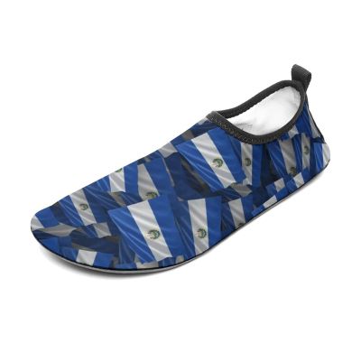 Calculay El Salvador Flag Water Shoes, Beach Shoes for Men and Women, Swimming Pool Yoga, Surfing Sneakers