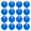 16 Pack 2.83 Inch Plastic Baseballs Pickleball,Plastic Training Balls Lightweight Hollow Softballs with Drawstring Bag for Hitting Indoor Outdoor(Blue) view 1