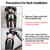 Bicycle Front Rack, Bike Luggage Touring Carrier Racks 15KG Capacity Mountain Bike Pannier Cycling Equipment Stand Footstock for Cargo Luggage Picnic Carrier Rack,Black 2 view 4