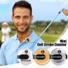 Fiada 3 Pcs 1.2 Inch Golf Score Counter for Women Mini Golf Stroke Counter Scoring Keeper up to 12 Shot to Scorekeeper Glove in(Gold, Silver, White) view 4