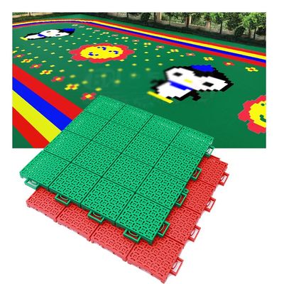34CM Modular Interlocking Sports Floor Tiles Indoor Outdoor Weatherproof DIY Plastic Puzzle Flooring, for Park Amusement Park Stadium School (Color : Orange, Size : 1PCS)