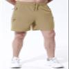 Rdruko Men's Outdoor Work Hiking Shorts Water Resistant Stretch Cargo Shorts Elastic Waist(Khaki, US M) view 2