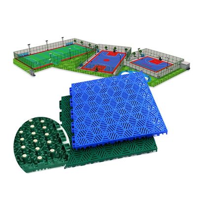 12" Basketball Court Modular Interlocking Floor Tiles, Indoor and Outdoor Stadium Weatherproof Plastic Sports Floor, Strong Sturdy (Color : Red, Size : 10PCS)