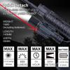 COSMOING Red Laser Sight Combo, 800 Lumens Tactical Long Gun Flashlight 4 Modes Rail Mounted with Remote Pressure Switch view 3