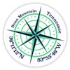Roan Mountain Tennessee 4-Inch Vinyl Decal Sticker Latitude Longitude Compass Design view 1