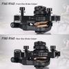 TOBWOLF 1 Pair Mechanical Disc Brake Kit, MTB Front & Rear Disc Brake Caliper with 160mm Rotor, Dual Piston Mechanical Brake Set, Bicycle Accessories for Mountain Bike, Road Bike, BMX - Black view 3